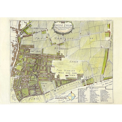 152 - (London) John Stow (1524/25–1605) Twenty copper engraved maps [A Survey of the Cities of London and ... 