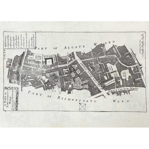 152 - (London) John Stow (1524/25–1605) Twenty copper engraved maps [A Survey of the Cities of London and ... 