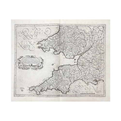 153 - Eighteenth Century Maps Seven Jan Jansson. 'Wiltonia sive comitatus Wiltoniensis Anglis Wilshire,' u... 