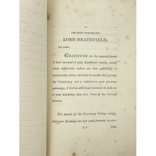 154 - Richard Lawrence ‘Inquiry Into the Structure & Animal Oeconomy of the Horse’ Second edition revised ... 