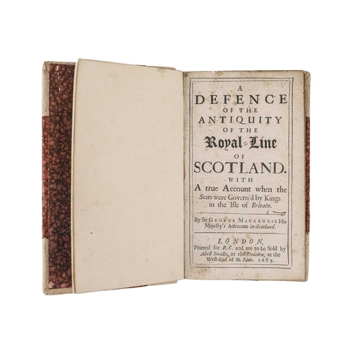 168 - Sir G. Mackenzie Defence of the Antiquity of the Royal Line of Scotland & The Antiquity Of The Royal... 