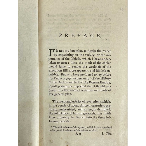 17 - (Bindings) Edward Gibbon The History of the Decline and Fall of the Roman Empire Twelve volumes, uni... 