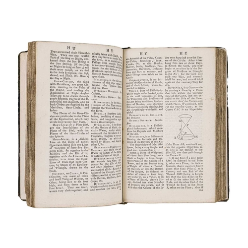 171 - E. Stone A New Mathematical Dictionary First edition, full embossed calf rebacked, contemporary ink ... 