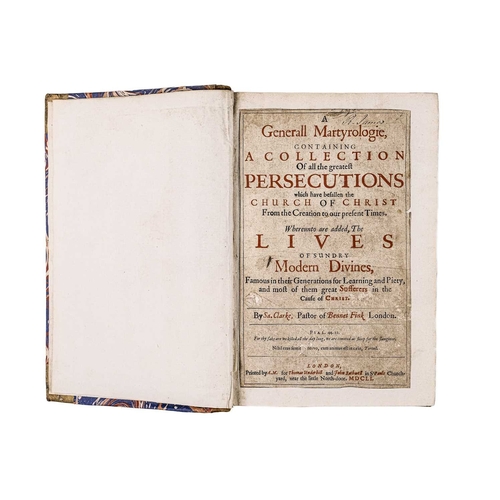 18 - Samuel Clarke Generall Martyrologie, Containing a Collection Of All the greatest Persecutions which ... 