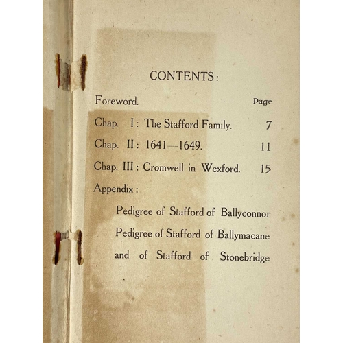 183 - (Irish History) Kathleen A. Browne Was Wexford Betrayed to Cromwell? The Truth Original red printed ... 