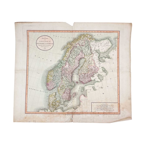 185 - John Cary (1754–1835) Fourteen maps 'A New Map of Scotland from the Latest Authorities,' engraved ma... 