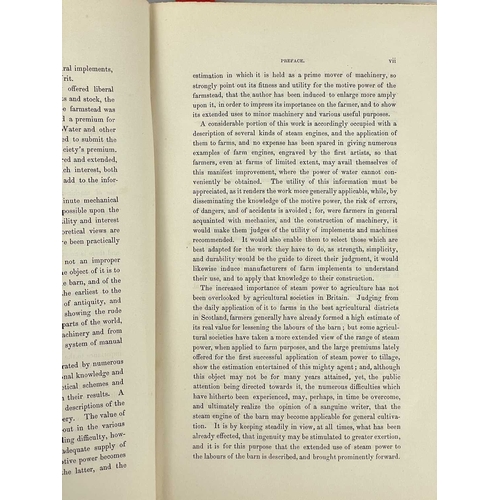 192 - Robert Ritchie The Farm Engineer: A Treatise on Barn Machinery, Particularly on the Application of S... 