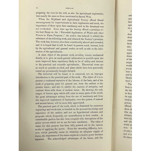 192 - Robert Ritchie The Farm Engineer: A Treatise on Barn Machinery, Particularly on the Application of S... 