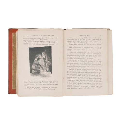 199 - (Clemens Samuel Langhorne) Mark Twain  The Adventures of Huckleberry Finn First edition, first issue... 