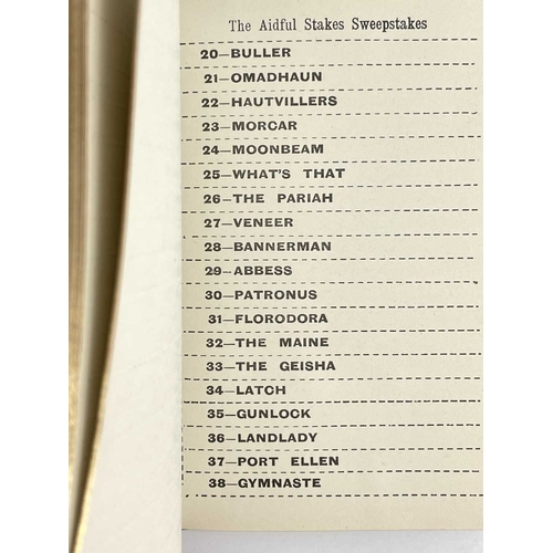 2 - (Australian Horse Racing) Victoria Racing Club 1900. Spring Meeting Official Programme. Steeplechase... 