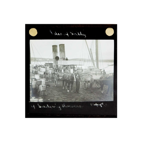 201A - (Isles of Scilly) A good collection of seventy three glass lantern slides Mostly depicting the Isles... 