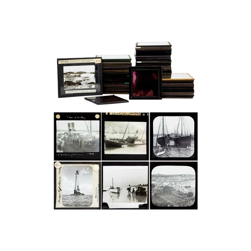 201A - (Isles of Scilly) A good collection of seventy three glass lantern slides Mostly depicting the Isles... 