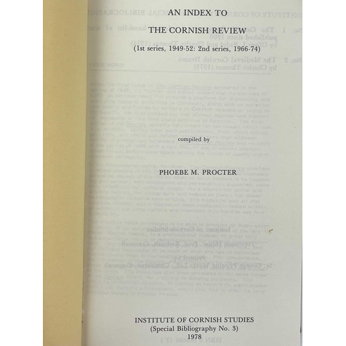 203 - Deny Val Baker (ed) The Cornish Review Volumes 1 to 27 of the second series, bound in a uniform gree... 