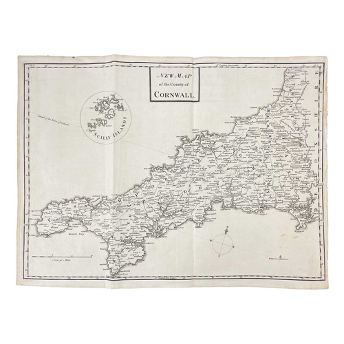 205 - (Cornwall) A fine collection of (mostly) scarce maps Richard Blome. 'A Table of the Hundreds in the ... 