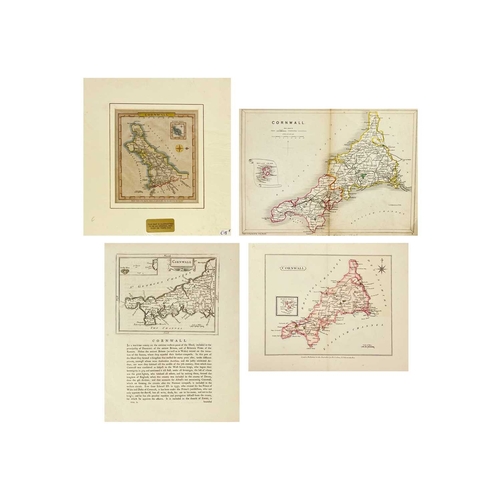 206 - (Cornwall) Thirteen maps John Wilkes and Samuel Neele. 'Cornwall,' uncoloured, small nibbles to edge... 