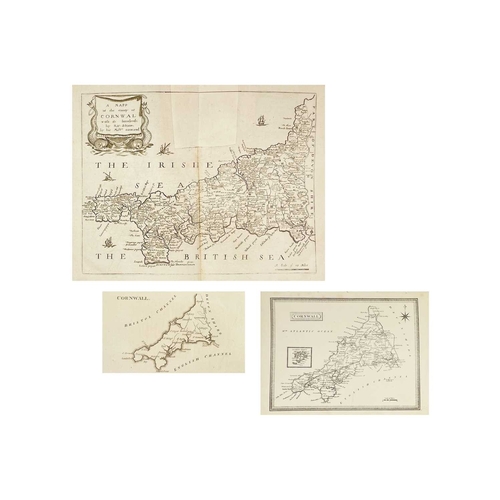 206 - (Cornwall) Thirteen maps John Wilkes and Samuel Neele. 'Cornwall,' uncoloured, small nibbles to edge... 