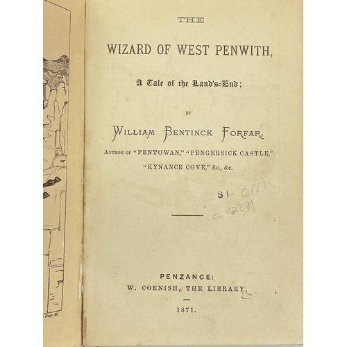 223 - William Bentinck Forfar The Wizard of West Penwith First edition, rebound in quarter leather with ma... 