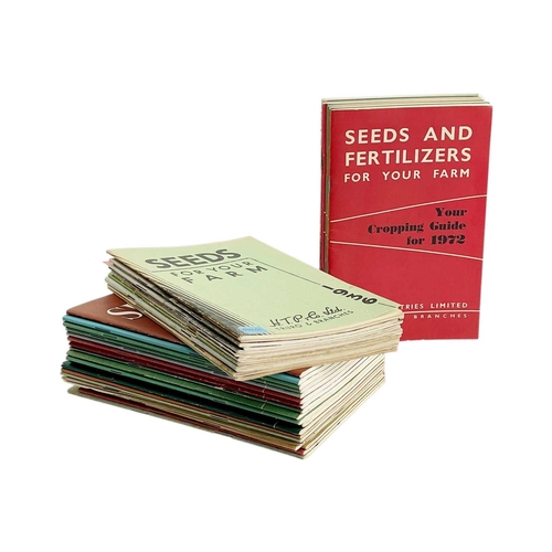 224 - (Cornwall) Seed catalogues Farm Industries Limited. 'Seeds for your Farm,' a near complete run from ... 