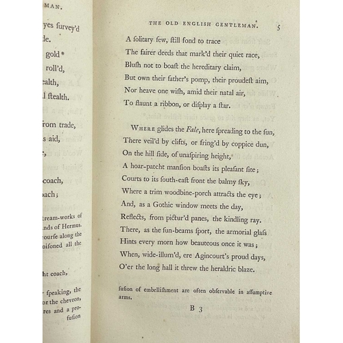 228 - Richard Polwhele Ten volumes 'Poems; Chiefly, The Local Attachment; The Old English Gentleman; the P... 