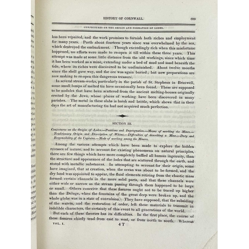 229 - (Cornwall) Fortescue Hitchins (compiler) and Samuel Drew of St Austell (ed). The History of Cornwall... 