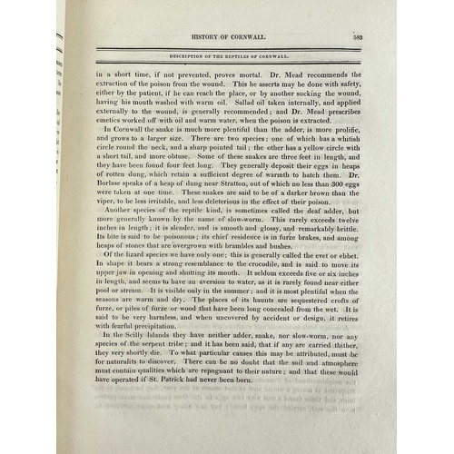 229 - (Cornwall) Fortescue Hitchins (compiler) and Samuel Drew of St Austell (ed). The History of Cornwall... 