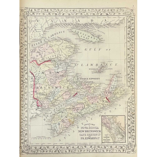 24 - (United States of America) MITCHELL, Samuel Augustus Mitchell's New General Atlas, Containing Maps o... 