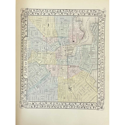 24 - (United States of America) MITCHELL, Samuel Augustus Mitchell's New General Atlas, Containing Maps o... 