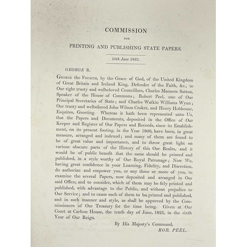 251 - (Henry VIII) State Papers Published Under Authority of His Majesty's Commission Two volumes, parts I... 