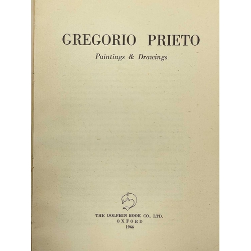 267 - (Signed) Gregorio Prieto Illustrations Six works 'El Molino de Gregorio Prieto en Valdepnas,' signed... 