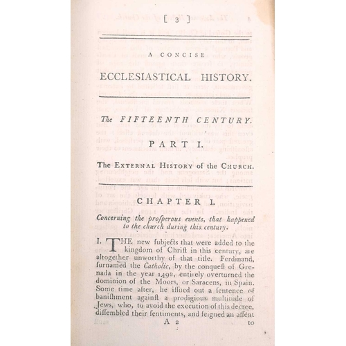 273 - [John Wesley] 'A Concise Ecclesiastical History, from the Birth of Christ, to the Beginning of the P... 