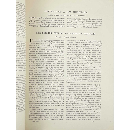 278 - HAMERTON, Philip George (editor) The Portfolio. An Artistic Periodical Three volumes; 1876 being a h... 