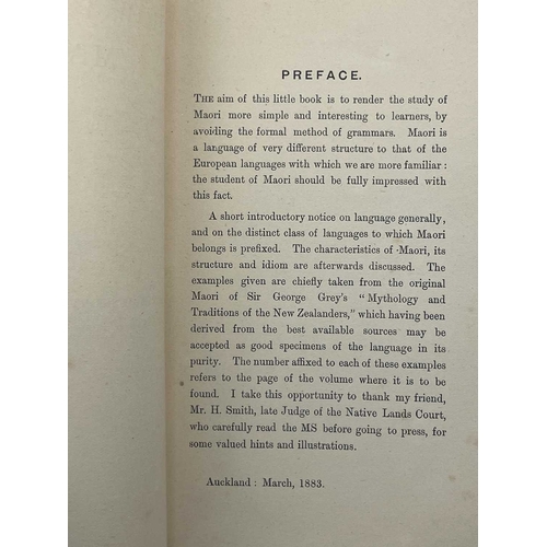 28 - (Māori Language) Edward Shortland How to Learn Maori. A Short Treatise on the Structure and Idiom of... 