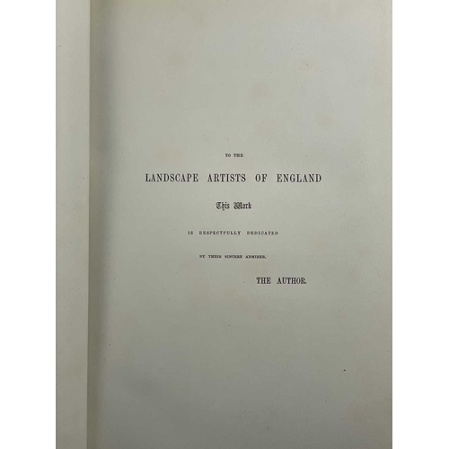 291 - (Bindings) John Ruskin Modern Painters Five volumes, vol I seventh edition, vol II fifth edition, vo... 