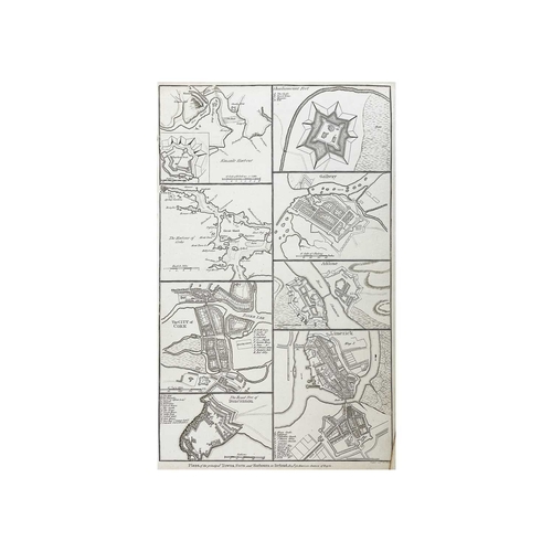 292 - A good collection of maps Herman Moll. 'Devonshire,' uncoloured, engraved images to margins, vg, [c.... 