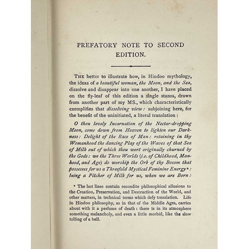 303 - (Hindoo Folklore) F. W. Bain (trans) Four good works 'A Draught of Blue,' second edition, blue board... 