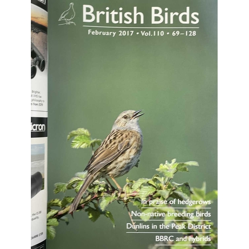 309 - (Ornithology) British Birds Journal A complete run from 1997 to 2017 All fine, stored in issed full ... 