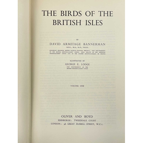 314 - (Ornithology) David A. Bannerman and George E. Lodge illustrations The Birds of the British Isles Tw... 