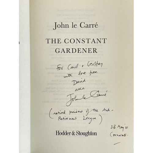 35 - (Signed ALS) John le Carre 'The Constant Gardener,' Slipped in ALS on 9 Gainsborough Gardens, London... 