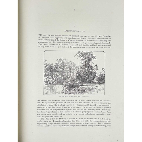 350 - Four illustrated works Heywood Sumner illustrations. 'The Avon. From Naseby to Tewkesbury,' folio, o... 