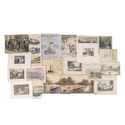 354 - Ephemera, photographs, sketches &c. &c. An early 20th century scrapbook that never was 'Massonnet, N... 