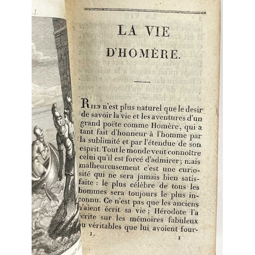 373 - Madame Dacier (Trans) L'Iliade D'Homere. Traduite en Francaise Three volumes, full calf with worm da... 