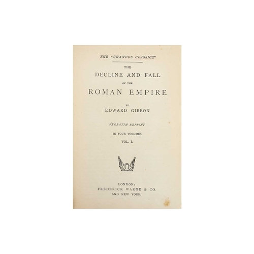 381 - Edward Gibbon The History of the Decline and Fall of the Roman Empire Eleven volumes of twelve, with... 