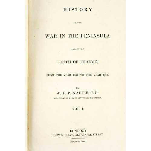 384 - W.F.P. Napier History of the War in the Peninsula and in the South of France from the Year 1807 to t... 