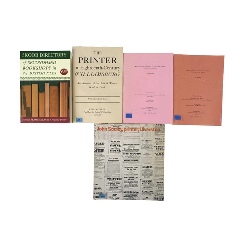 391 - (Paper Manufacturing, Typography and the Book trade) Eight works Benard Direxit after Goussier. four... 