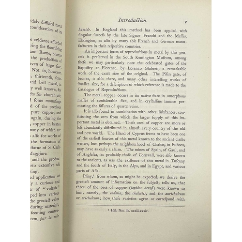 398 - A DESCRIPTIVE CATALOGUE OF THE BRONZES OF EUROPEAN ORIGIN IN THE SOUTH KENSINGTON MUSEUM By C. Drury... 