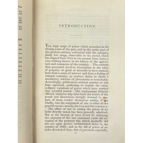 399 - (Economics) Thomas Tooke A History of Prices and of the State of the Circulation, from 1793 to 1837 ... 