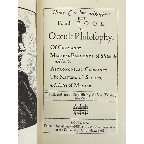 40 - (Occult) Henry Cornelius Agrippa His Fourth Book of Occult Philosophy. Of Geomancy. Magical Elements... 