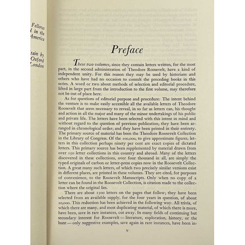 405 - (American History) Elting E. Morison, John M. Blum and John J. Buckley (ed) The Letters of Theodore ... 