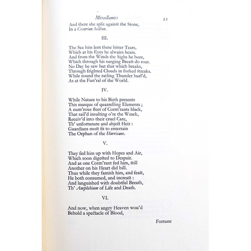 42 - (Nonesuch Press) Andrew Marvell Miscellaneous Poems Limited edition, number 427 of 850 copies on Ita... 