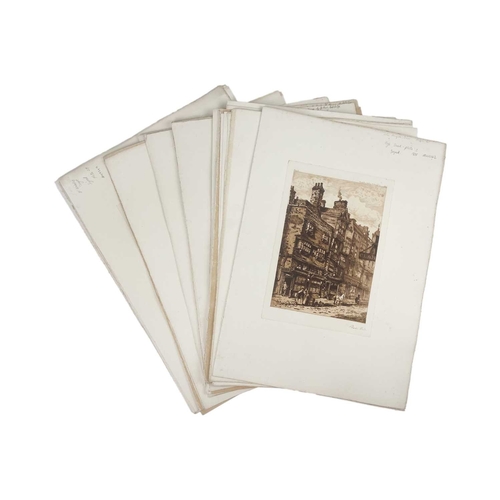 434 - Charles Bird Twenty Six plates from Picturesque Old Bristol All signed in graphite by the artist, le... 